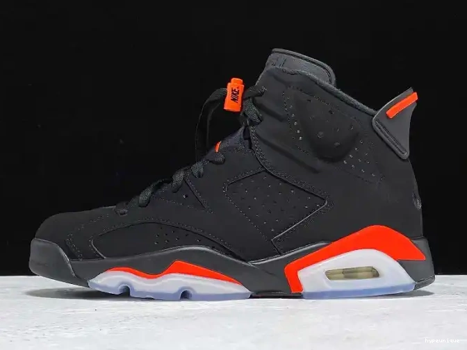 HYPE 384664-060 Retro 6 Infrared Jordan Black OG Air 0620